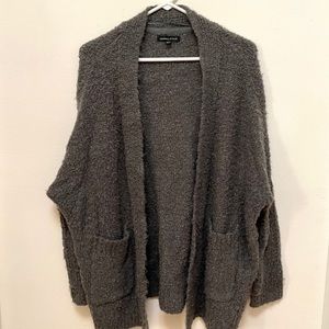 Kendall+Kylie fuzzy cardigan